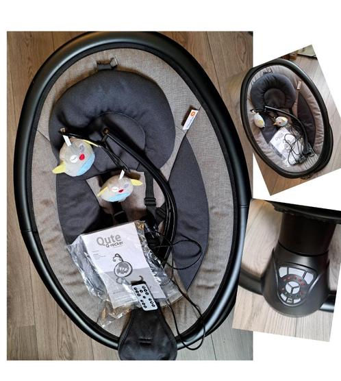 Qute baby schommel schommelstoel afstandsbediening muziek, Kinderen en Baby's, Wipstoeltjes, Zo goed als nieuw, Schommelstoel
