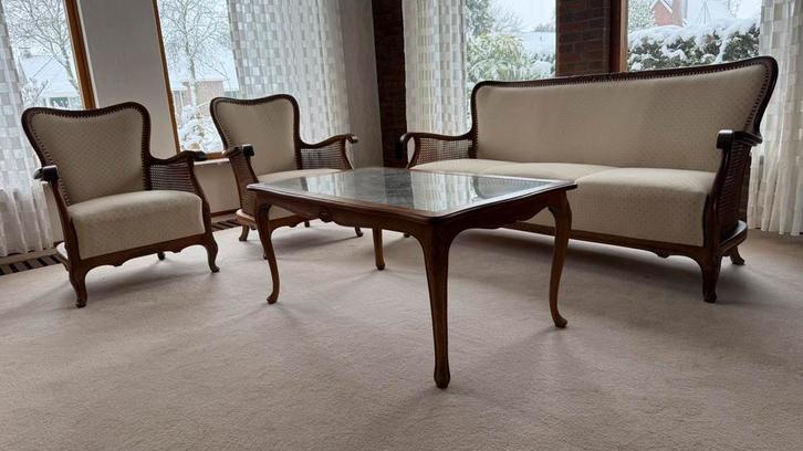 Louis XV zithoek, Huis en Inrichting, Banken | Complete zithoeken, Zo goed als nieuw, Ophalen