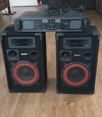 Speakers 500 watt + versterker, Audio, Tv en Foto, Luidsprekers, Ophalen, 120 watt of meer, Front, Rear of Stereo speakers, Overige merken