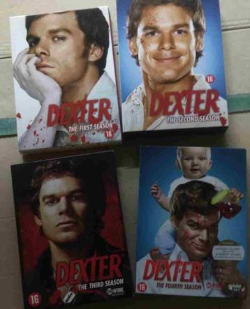 DVD 's Dexter Seizoen 1 + 2 + 3 + 4 - hoeft niet in 1 koop beschikbaar voor biedingen