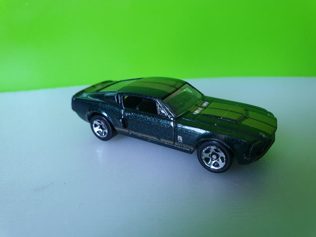Hotwheels - 1967 Ford Mustang Shelby GT500 [groen] 1/60, Ophalen of Verzenden, Gebruikt, Auto