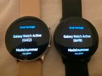 2 stuks Samsung Galaxy Watch Active met oplader, Sieraden, Tassen en Uiterlijk, Smartwatches, Gebruikt, Zwart, Ophalen of Verzenden