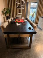 ZGAN eetkamer tafel, Huis en Inrichting, Tafels | Eettafels, Ophalen, Eikenhout, 50 tot 100 cm, Zo goed als nieuw