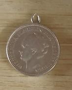 1/2 gulden 1929 zilver draagpenning/hanger , volgnr 22, Postzegels en Munten, Munten | Nederland, ½ gulden, Zilver, Ophalen of Verzenden