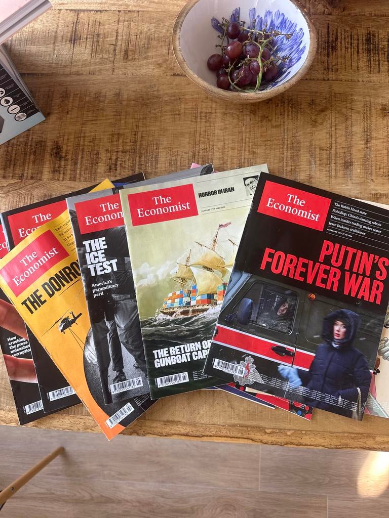 The Economist tijdschriften - Diverse edities, Boeken, Tijdschriften en Kranten, Ophalen, Gelezen, Overige typen