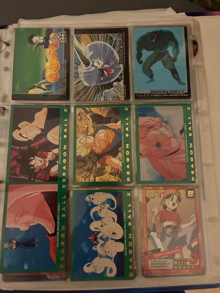 Verschillende dragonball Z kaarten, Ophalen, Zo goed als nieuw, Meerdere plaatjes