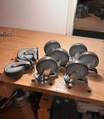 8 bijna nieuwe Meso zwenkwielen met rem 12,5 cm, Ophalen of Verzenden, Zo goed als nieuw