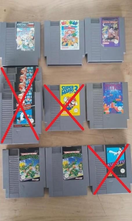 Nes spellen te ruil, Spelcomputers en Games, Games | Nintendo NES, Gebruikt, 1 speler, Vanaf 3 jaar, Ophalen
