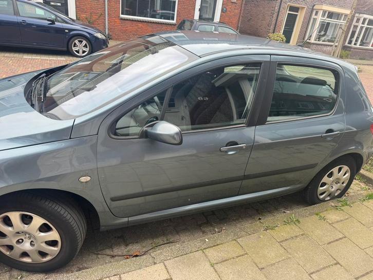 Peugeot 307 1.6 16V XR 5DR 2004 Grijs, Auto's, Peugeot, Particulier, Airbags, Airconditioning, Centrale vergrendeling, Elektrische ramen