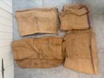 Jute zakken 4 stuks, Overige materialen, Gebruikt, Overige kleuren, Ophalen of Verzenden
