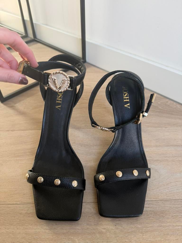 Josh V Sandalettes, Kleding | Dames, Schoenen, Zwart, Nieuw, Ophalen of Verzenden, Schoenen met hoge hakken