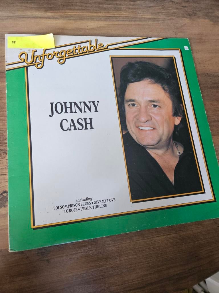 Johnny Cash - Unforgettable LP (Greatest Hits), Cd's en Dvd's, Vinyl | Country en Western, Gebruikt, Ophalen of Verzenden, 1970 - 1979