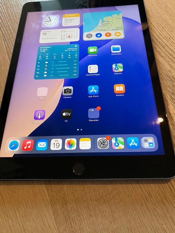 Apple iPad 7e generatie 32GB, Computers en Software, Apple iPads, Zo goed als nieuw, Apple iPad, 10 inch, 32 GB, Grijs, Ophalen