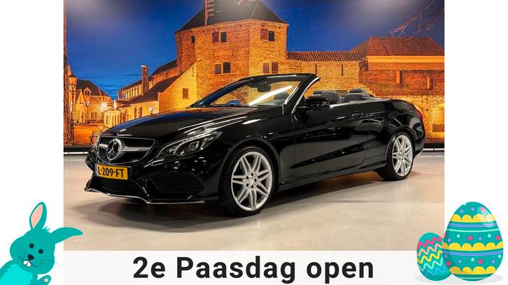 Mercedes-Benz E-klasse Cabrio 400 Edition Sport AMG Aut Leer, Auto's, Mercedes-Benz, Bedrijf, Te koop, E-Klasse, 360° camera, ABS