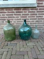 Oude glazen flessen / kruiken, Antiek en Kunst, Ophalen of Verzenden