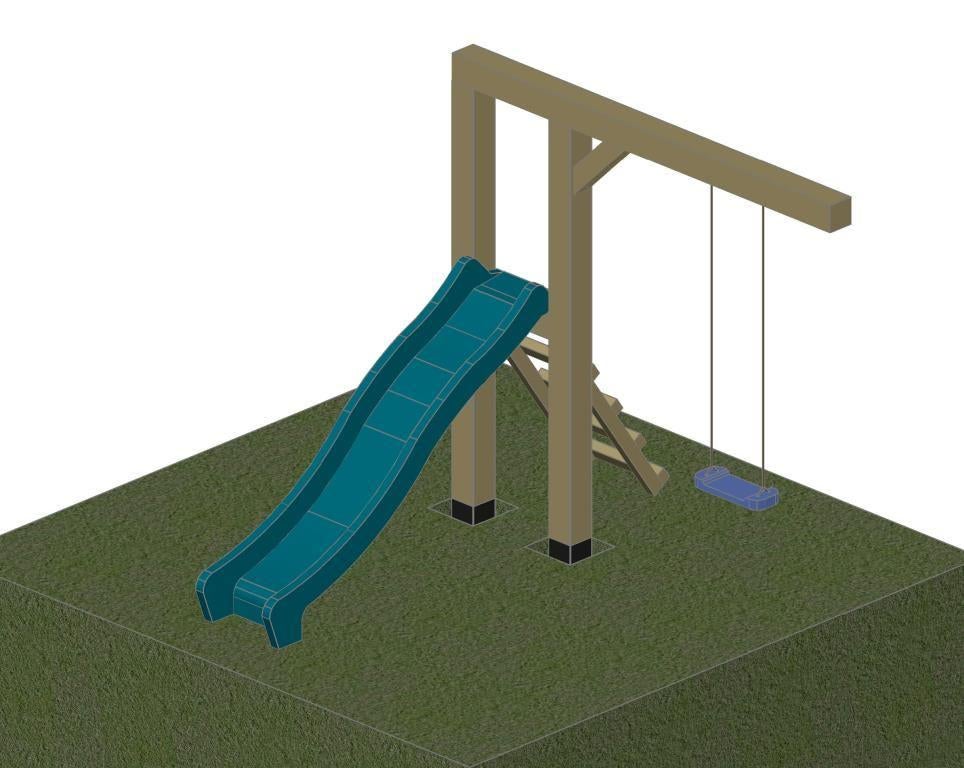 Houten Douglas schommel BK Lenn  glijbaan speeltoestel  377, Kinderen en Baby's, Speelgoed | Buiten | Speeltoestellen, Nieuw, Schommel