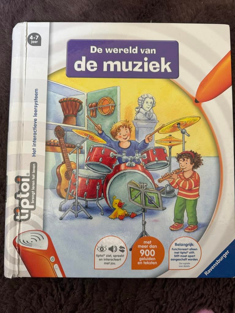 Tiptoi De wereld van de muziek - Interactief leerboek, Ophalen of Verzenden