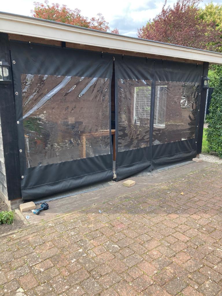 Windscherm 435x270, Caravans en Kamperen, Ophalen, Zo goed als nieuw