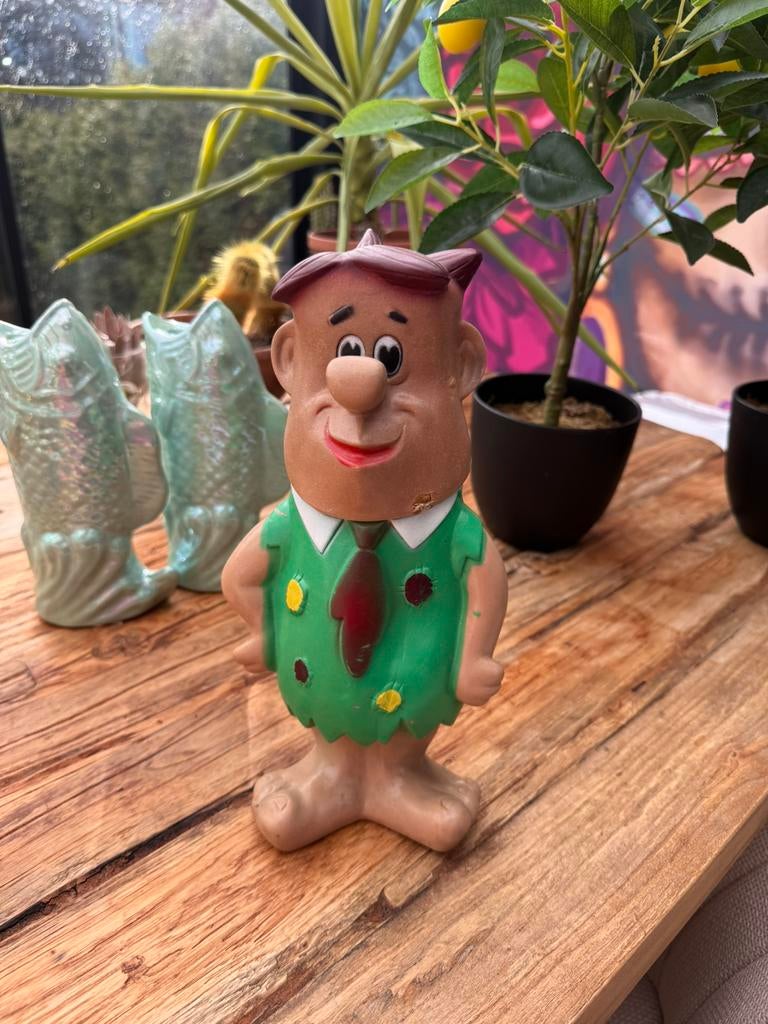 Fred Flintstone Hanna Barbera, Verzamelen, Ophalen of Verzenden, Gebruikt, Beeldje of Figuurtje