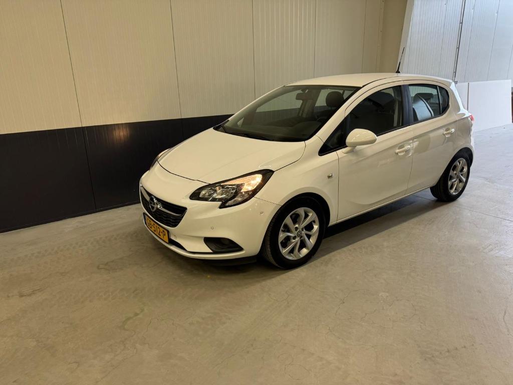 Opel Corsa 1.0T 66KW/90PK 5D 2015 Wit, Auto's, Opel, Voorwielaandrijving, Stof, 4 cilinders, Origineel Nederlands