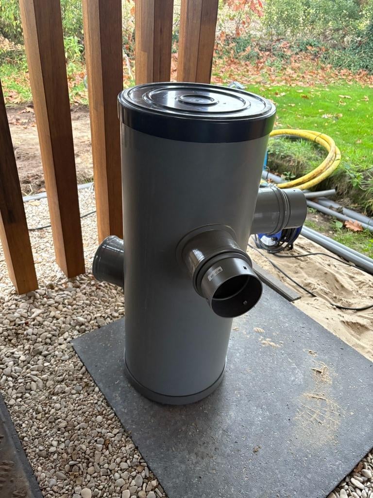 2x zandvangput met bladvanger | 315 mm | Nieuw, Doe-het-zelf en Verbouw, Pvc, Overige typen, Nieuw, Ophalen of Verzenden