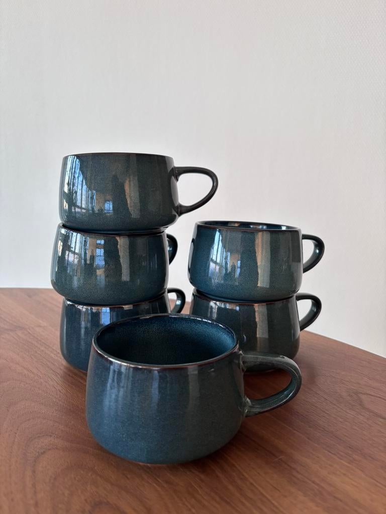 6 kommen, Huis en Inrichting, Keuken | Servies, Ophalen, Zo goed als nieuw, Kom(men), Overige stijlen