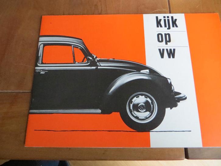 Brochure Kijk op VW, geschiedenis van VW 1937-1970, Boeken, Auto's | Folders en Tijdschriften, Zo goed als nieuw, Volkswagen, Ophalen of Verzenden
