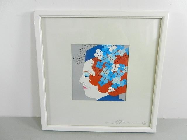 Zeefdruk Koningin Beatrix Henk Beeuwkes, Antiek en Kunst, Kunst | Litho's en Zeefdrukken, Ophalen of Verzenden