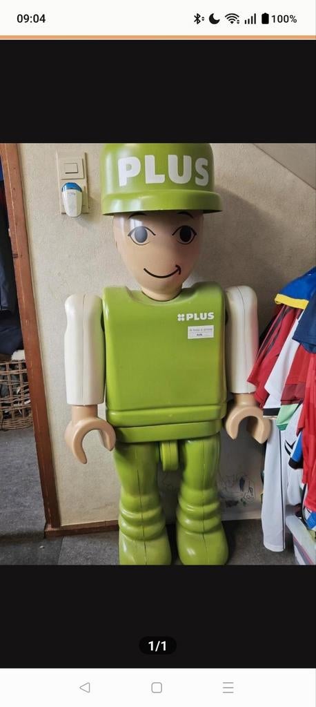 Grote Plus Bricks Pop - Supermarkt Spaaractie - Vintage, Ophalen, Gebruikt, Overige merken