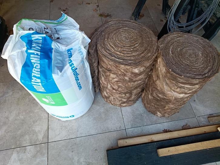 Knauf Naturoll 037 glaswol, Doe-het-zelf en Verbouw, Isolatie en Afdichting, Nieuw, Glaswol, 12 cm of meer, Ophalen