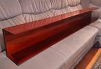 200cm vintage jaren 60 teak Wilhelm Renz wandplank, Ophalen, Gebruikt, 200 cm of meer, 50 tot 100 cm
