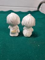 Beeldjes meisje en jongen vintage porselein, Verzamelen, Beelden en Beeldjes, Ophalen of Verzenden