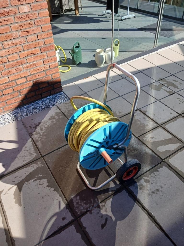 Tuinslang plus kaspel, Ophalen, Tuinslang