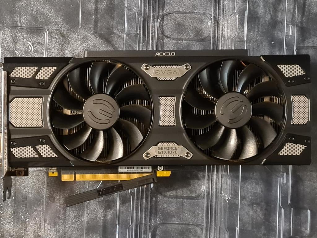 Evga GTX 1070 Superclocked 8 gb gddr5 HELEMAAL COMPLEET., Computers en Software, Videokaarten, Ophalen, Gebruikt, GDDR5, Nvidia