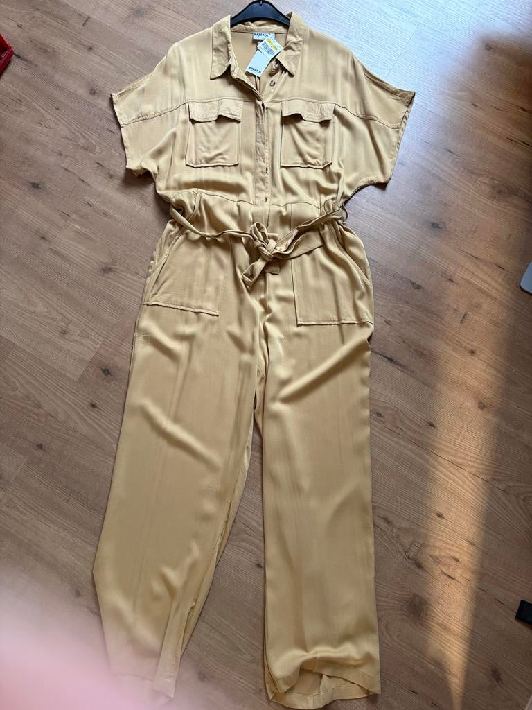 Stijlvolle Jumpsuit - Camelkleurig - Maat 44, Kleding | Dames, Jumpsuits, Ophalen of Verzenden, Nieuw, Maat 42/44 (L), Beige