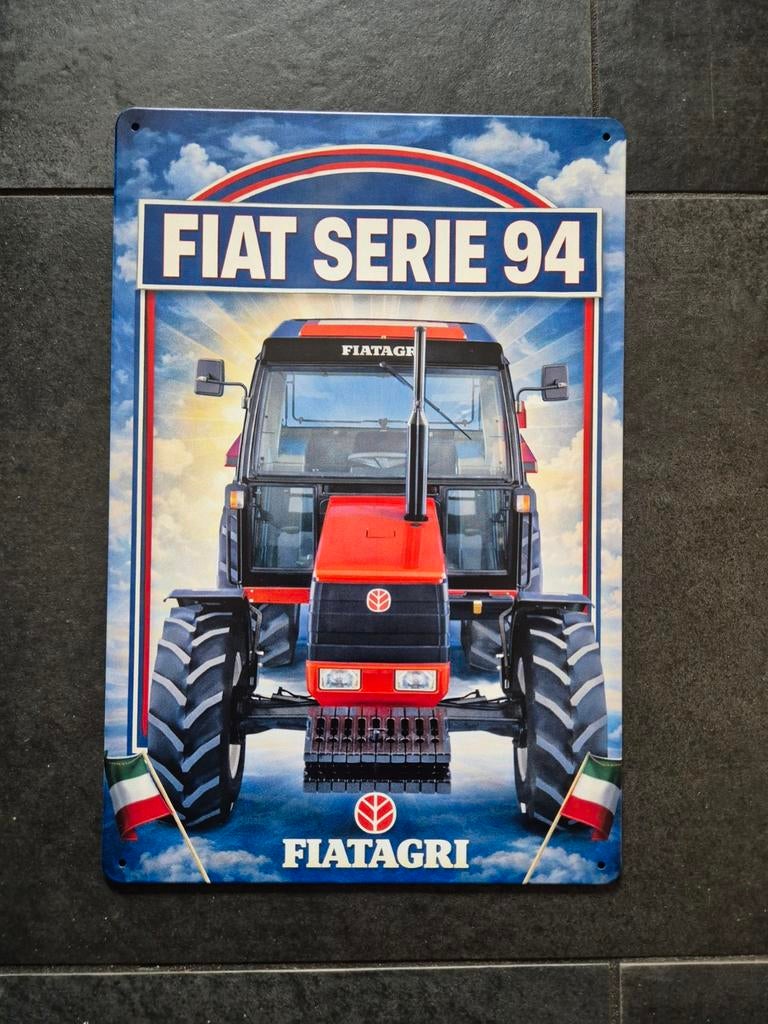 Fiat serie 94 reclamebord, Ophalen of Verzenden, Nieuw, Reclamebord