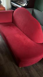 GRATIS af te halen: Bankje Sofa donkerrood (foto is lichter), Ophalen, Gebruikt, 150 tot 200 cm, Driepersoons