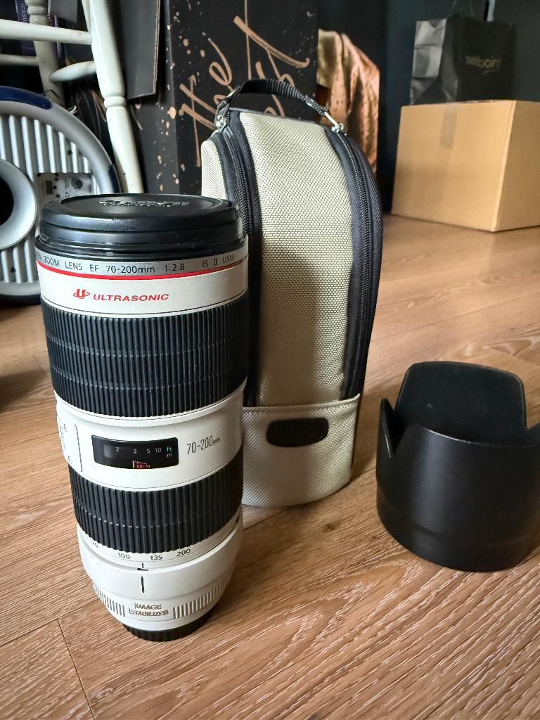 Canon EF 70-200mm f/2.8L IS USM II + Extender EF 2x III, Ophalen of Verzenden, Zo goed als nieuw, Telelens, Zoom