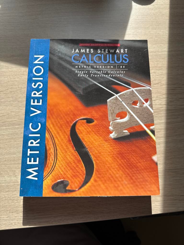 James Stewart Calculus Metric Version 8e, Boeken, Studieboeken en Cursussen, Ophalen of Verzenden, Beta, Zo goed als nieuw, HBO