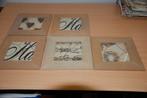 Schilderijlijsten met oude looks.             5  X totaal., Ophalen of Verzenden, Zo goed als nieuw