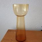 Amberkleurige art deco leerdam? Bollenvaas, Ophalen of Verzenden