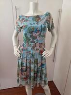 KING LOUIE JURK CHINESE PRINT MT S, Kleding | Dames, Jurken, Overige kleuren, Ophalen of Verzenden, Knielengte, King Louie