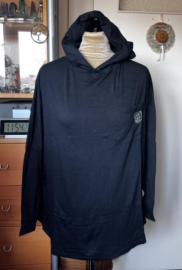 Bon Prix zwart katoen ‘hoodie’ maat 52/54 NIEUW, Zwart, Maat 46/48 (XL) of groter, Nieuw, Ophalen of Verzenden