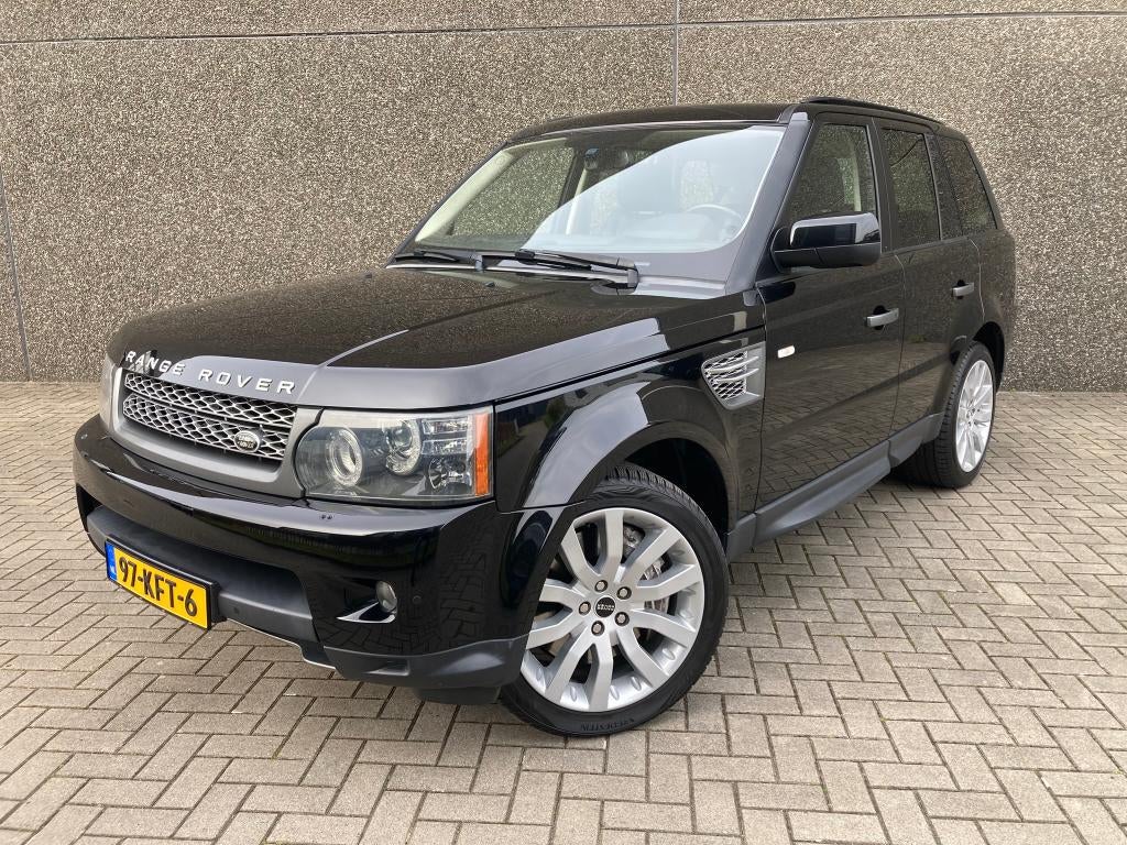 Land Rover Range Rover (sport) 5.0 V8 SC AUT 2009 Zwart, Auto's, Land Rover, Automaat, 510 pk, Zwart, Bedrijf