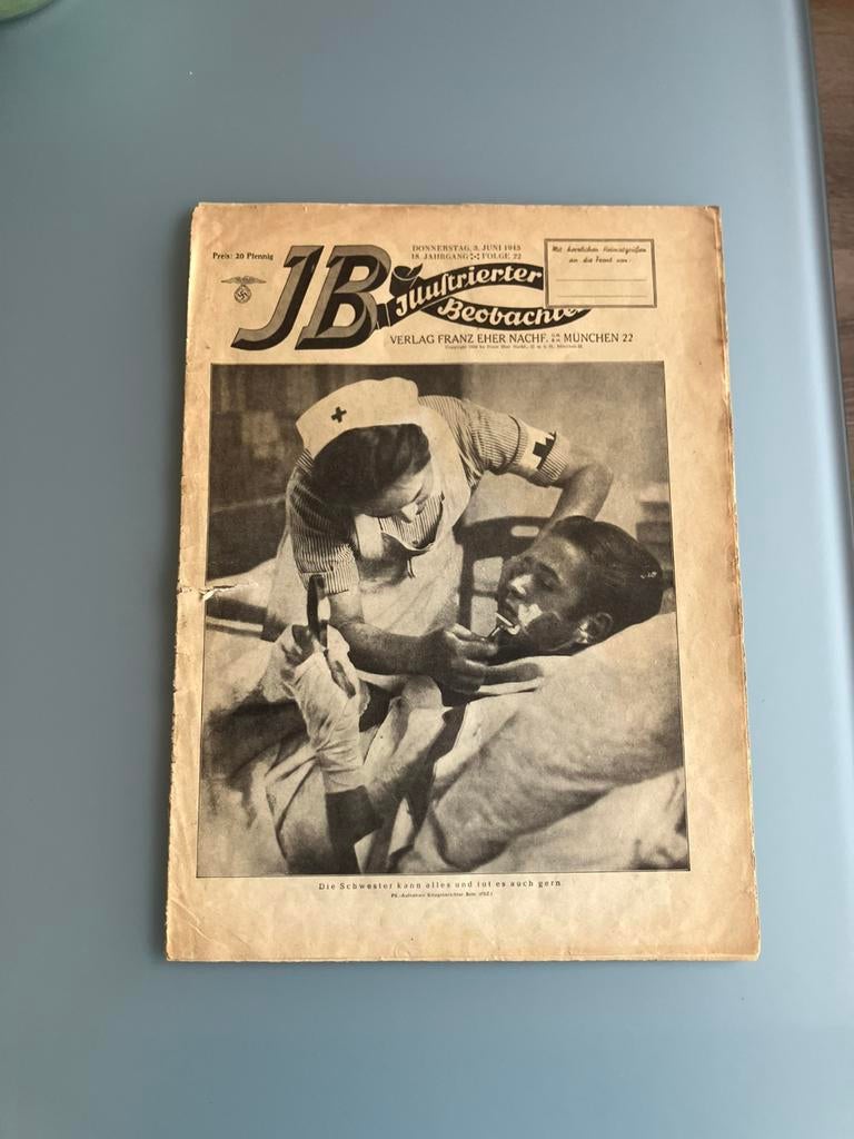 Illustrierter Beobachter, Verzamelen, Ophalen of Verzenden, Nederland, Boek of Tijdschrift