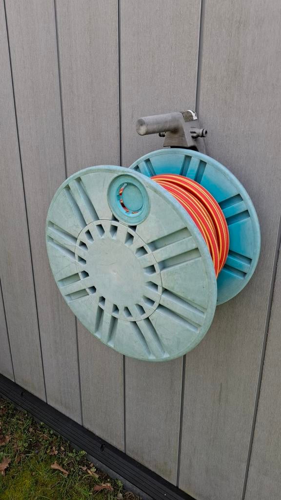 Gardena tuinslanghaspel, Tuin en Terras, Tuinslangen, Ophalen, Gebruikt, Tuinslanghaspel