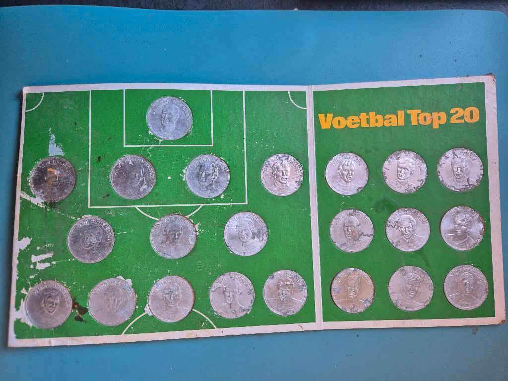 voetbal top 20 munten, Ophalen, Gebruikt, Overige binnenlandse clubs, Overige typen