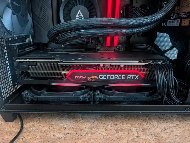 MSI GeForce RTX 2080 Super Gaming X Trio, Computers en Software, Videokaarten, Zo goed als nieuw, PCI-Express 3.0, GDDR6, Ophalen of Verzenden