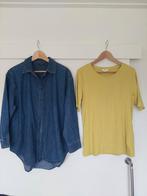 spijkerblouse esmara + tshirt s.oliver beide maat 42 44, Blauw, Maat 42/44 (L), Ophalen of Verzenden, Zo goed als nieuw