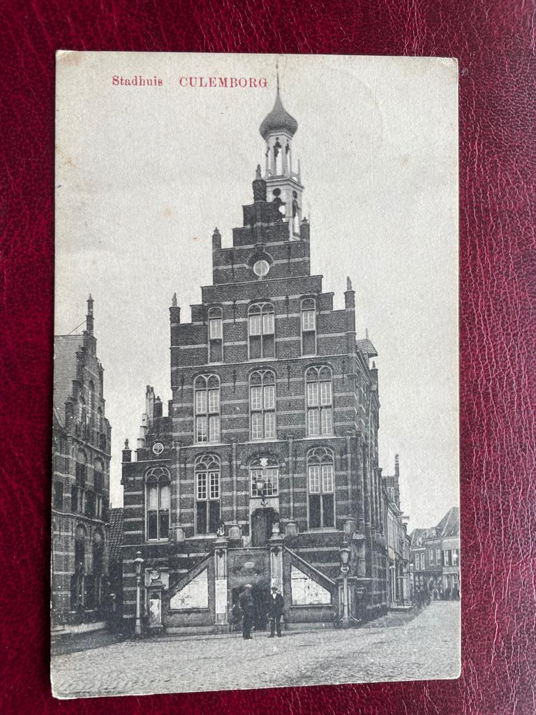 ansichtkaart / kaart van Culemborg, Stadhuis., Verzamelen, Verzenden, 1920 tot 1940